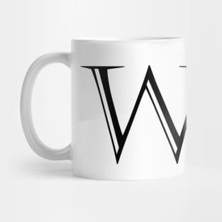 W Anchor Design Mug